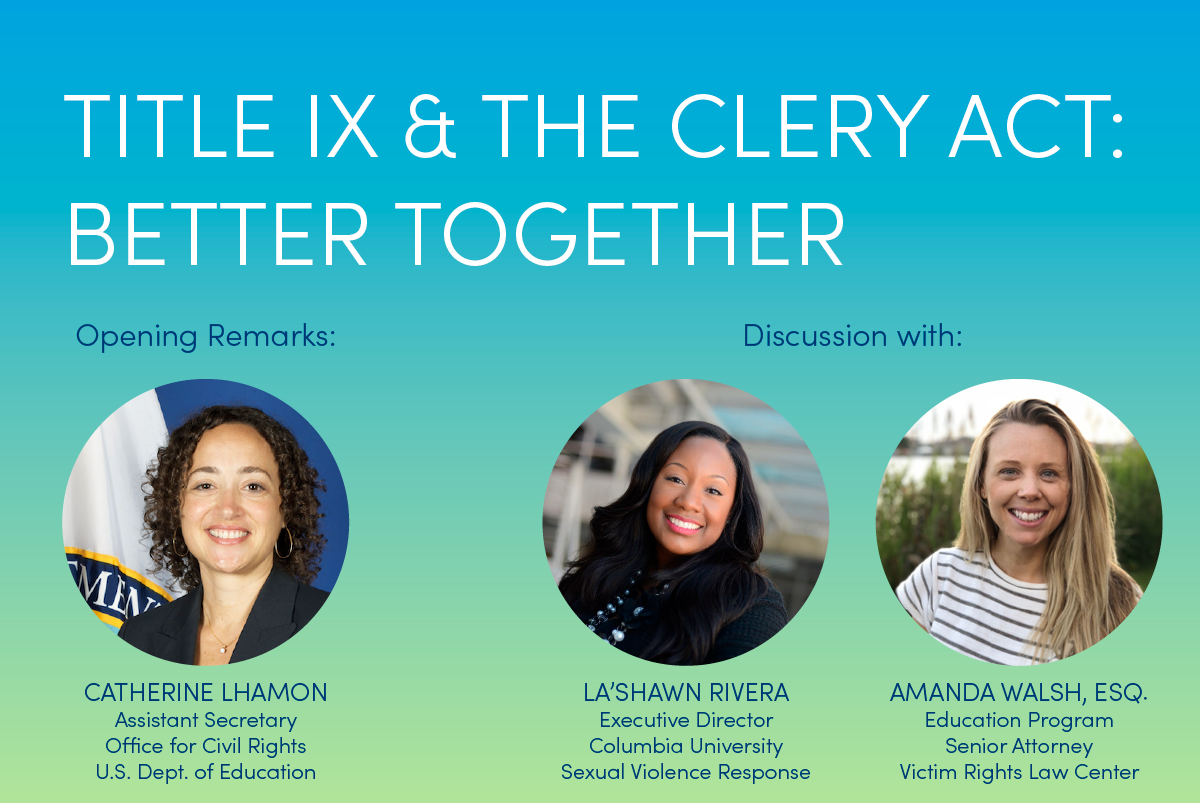Title IX & the Clery Act: Better Together promotional image
