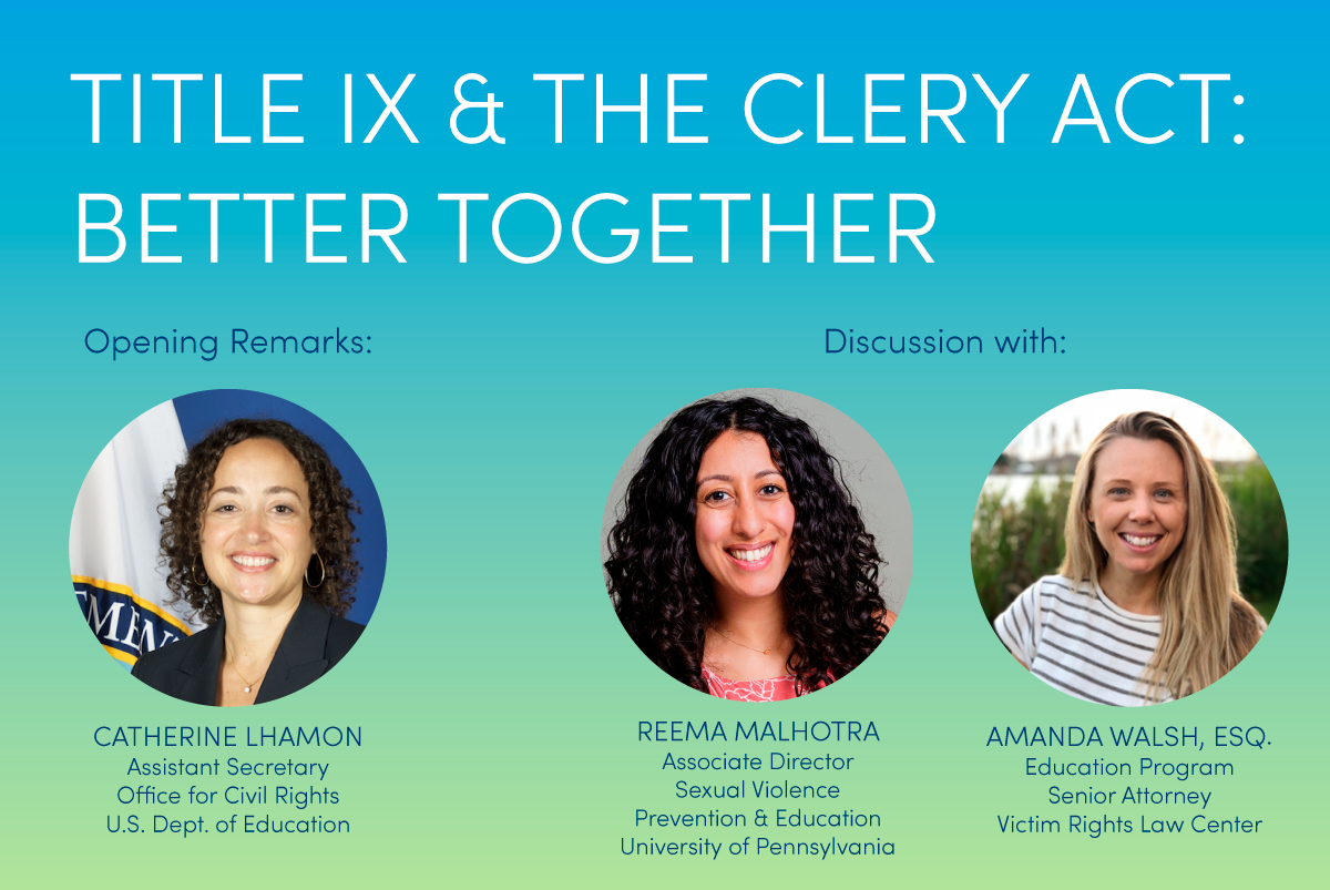 Title IX & the Clery Act: Better Together promotional image