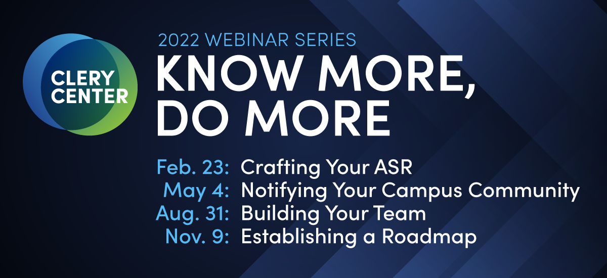 2022 Webinar Series Know More Do More graphic